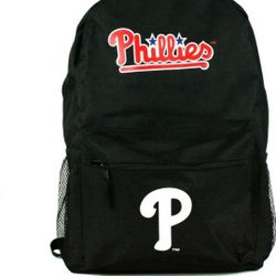 Concept One MLB Philadelphia Phillies Sprint Backpack, 18-Inch, Black