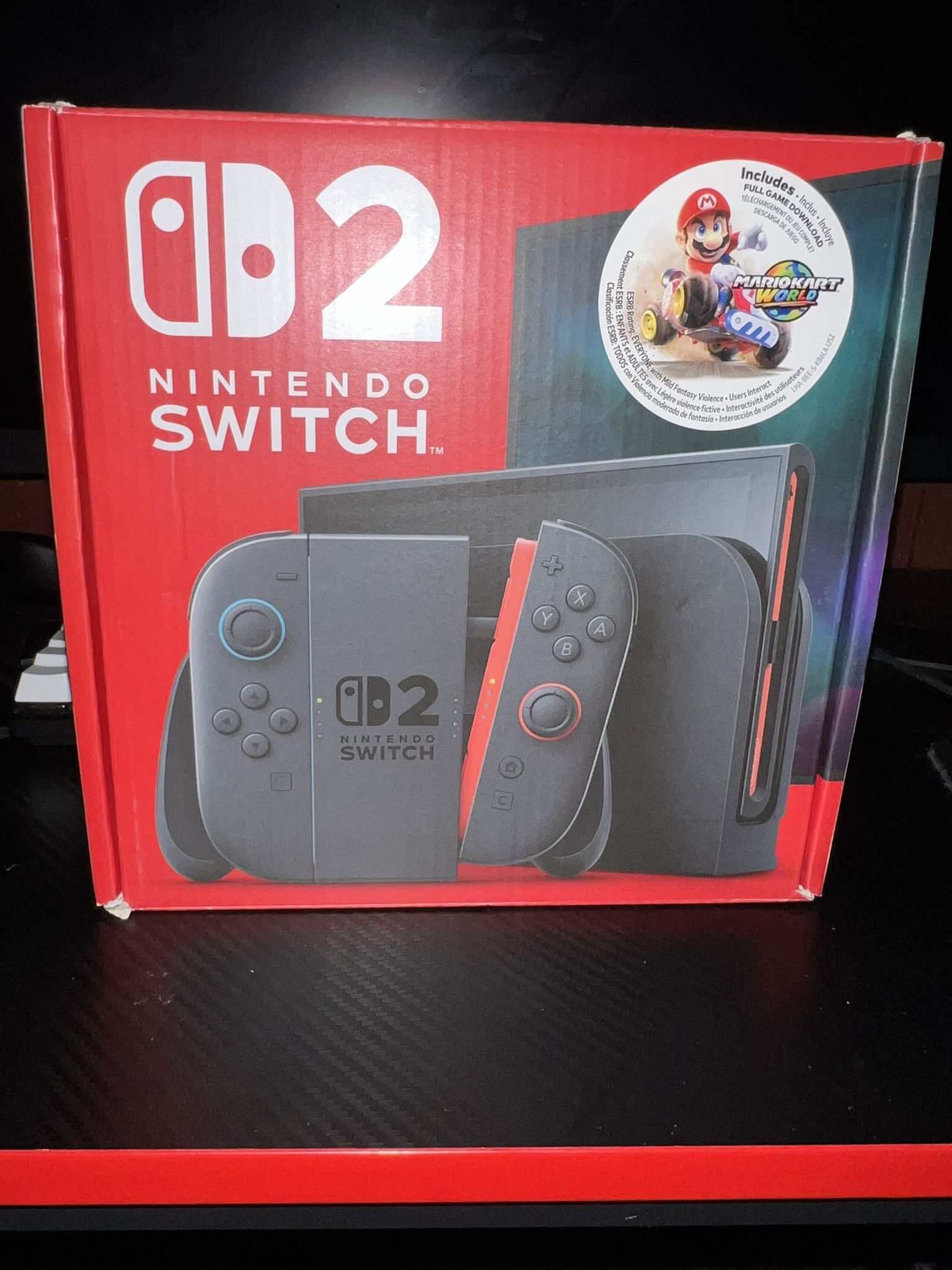 Nintendo Switch 2 Mario Kart World Console Bundle