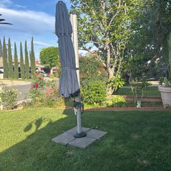 Purple Leaf Patio Umbrella 