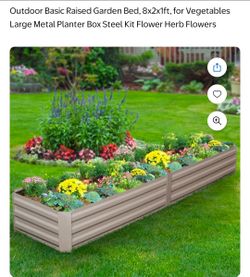 Outdoor Basic Raised Garden Bed
