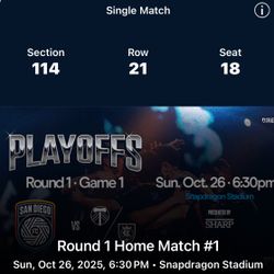 San Diego FC Vs Vancouver Final Game 