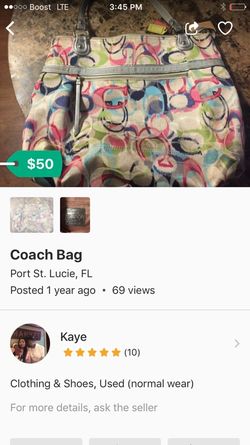 Coach bag