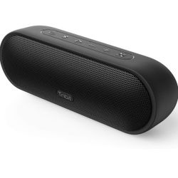 Tribit MaxSound Plus portable Bluetooth speaker enhanced with powerful 24W sound, exceptional XBass, audiobook equalizer, playtime 