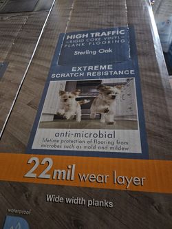 Lifeproof Sterling Oak 22 MIL x 8.7"x48" Click Lock Waterproof Luxury Vinyl Plank(firm 55.00 each)