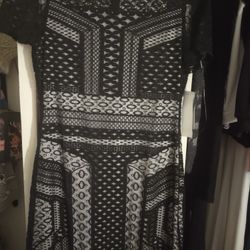 Women's Black Lace Dress