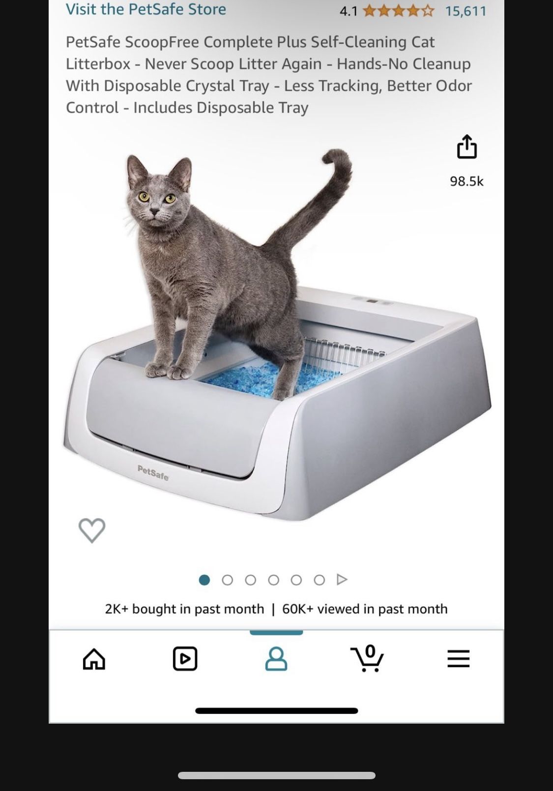 Self Cleaning Cat Litter box