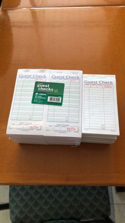 31 Books Guest Checks