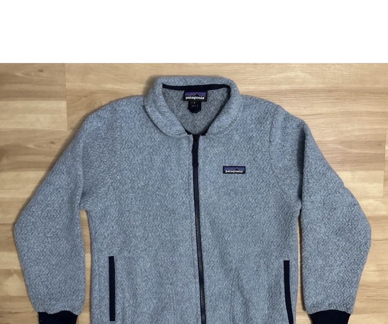 Patagonia Better Sweater Bomber Women’s Small Teal Blue Full Zip STY26945