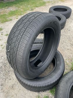 2 used tires 275/55/20 Firestone tires $120 for 2 tires including tax installation and balance