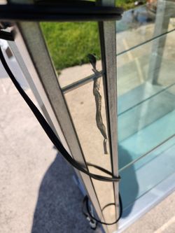 Curio Cabinet - Silver finished
