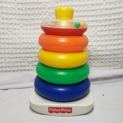 Fisher Price stacking rings 8" . 