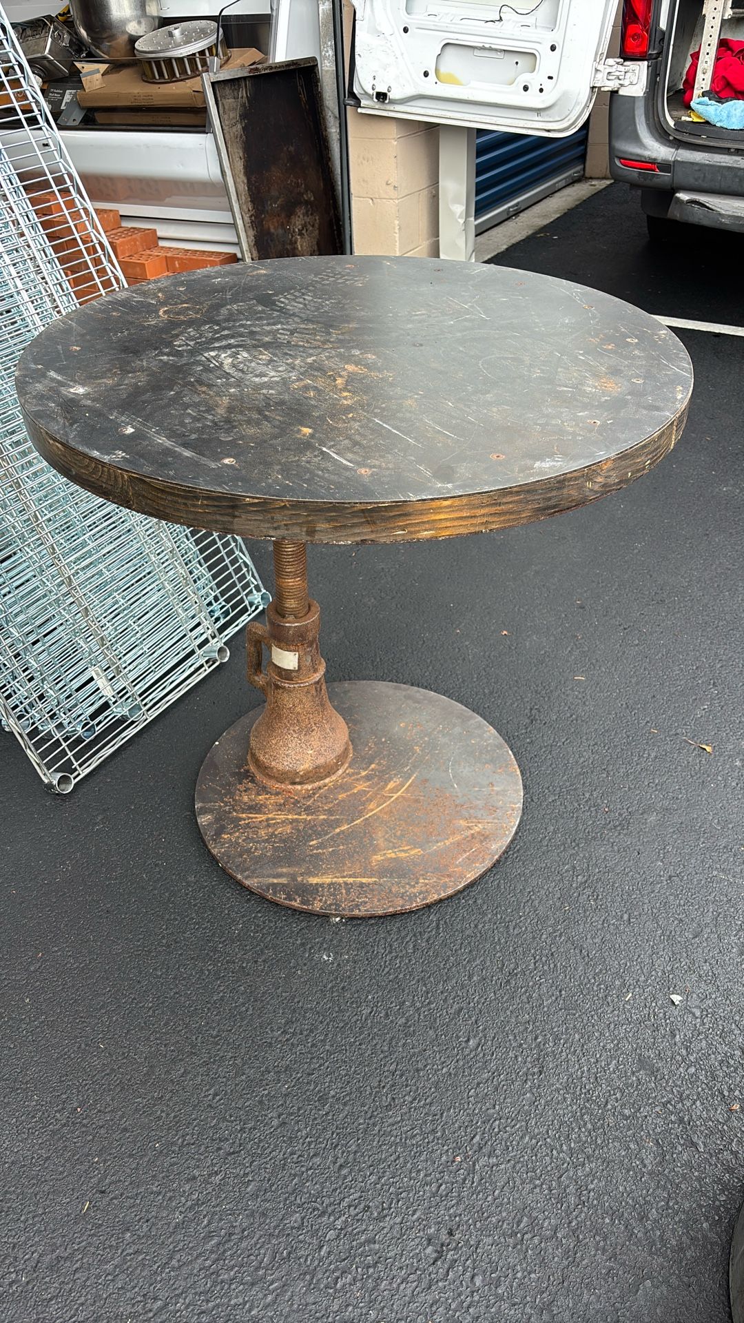 Industrial Custom Steel & Wood Tables