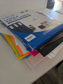 Free labels and paper!
