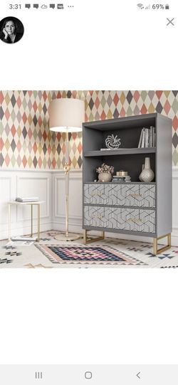 New bookcase with drawers