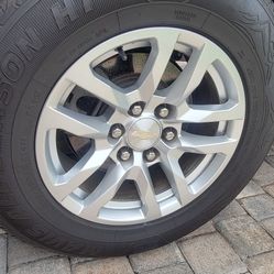18" Chevy Silverado Stock Rims And Tires