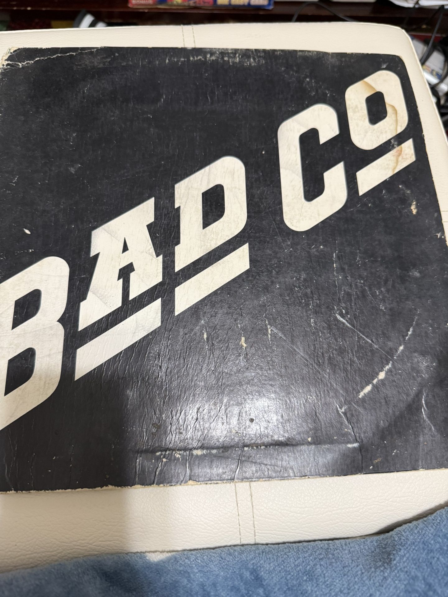 BAD COMPANY BAD CO SELF TITLED VINYL LP 1974 SWAN SONG SS 8410 Vintage Case is not in great shape