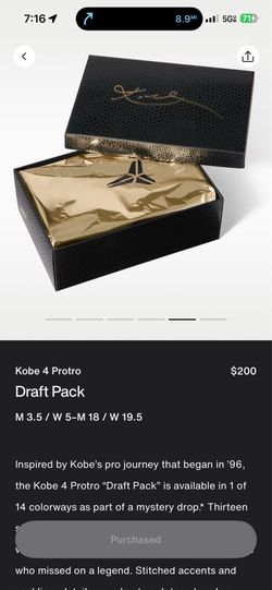 Kobe Protro draft pack