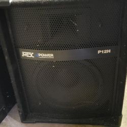 Pair Of MTX power Speakers,and Mixer,,make An Offer