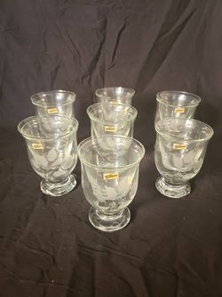 Vintage Import Associates Shrimp Cocktail Glasses