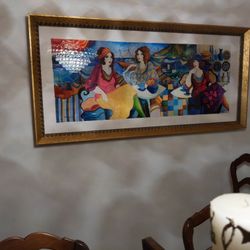 Watercolor Original PATRICIA GOVEZENSKY 52"X20"