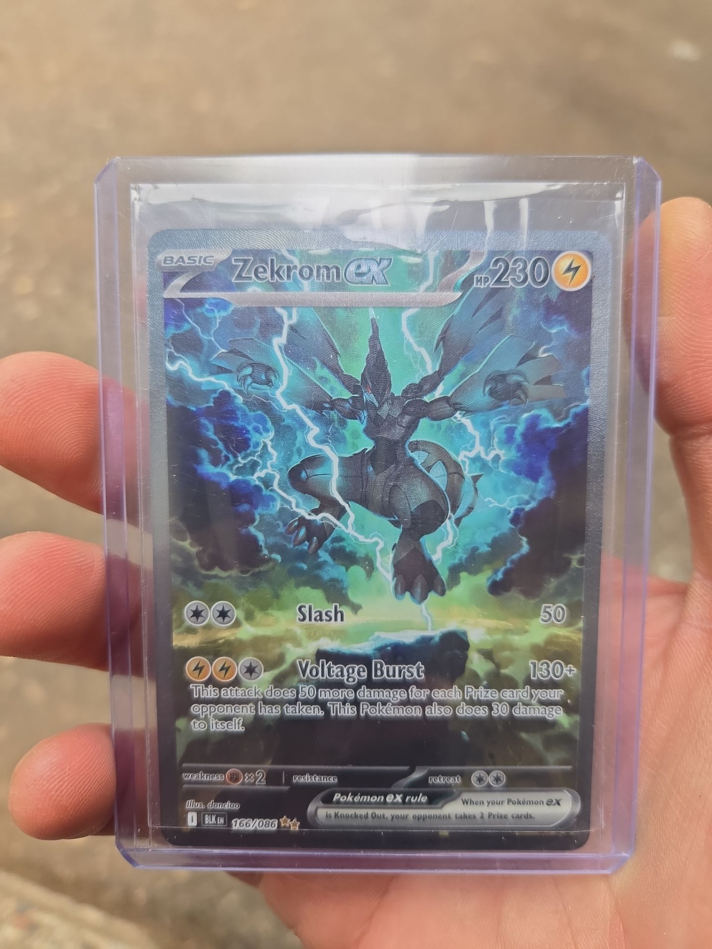 Black Bolt SIR ZEKROM FULL ART EX
