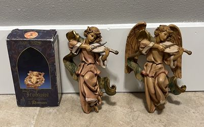 Vintage Simonetti Fontanini Angels And Baby Jesus