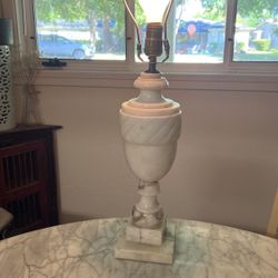 Antique Marble Lamp Like New