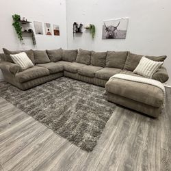 Cream Sectional Couch - Free Delivery 