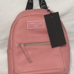 Kendall & Kylie mini back pack with hand and shoulders straps. Pink