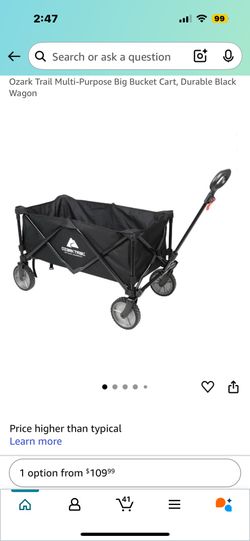 Multi-purpose Big Bucket Cart Original Price $100 Sell It For $65