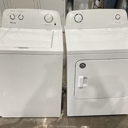 Amana Set Washer And Dryer Electric 