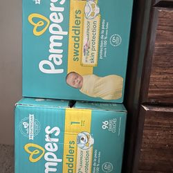 pampers Newborn And Size One/Rascals Size One (Out Of Box)
