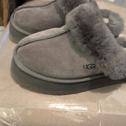 Smoke Gray Uggs Slides Women's Size 7