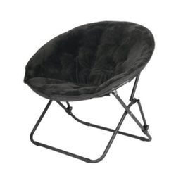 Black Saucer Chair