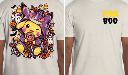 Pokemon Pikachu Halloween Graphic T-Shirt