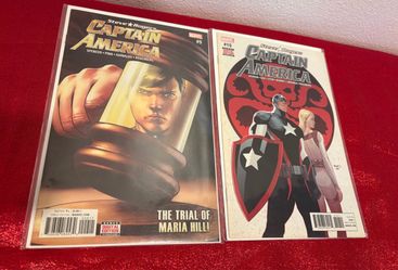 Marvel Steve Rogers Captain America Comic Book Lot Issues #9 #10 Maria Hill DE
