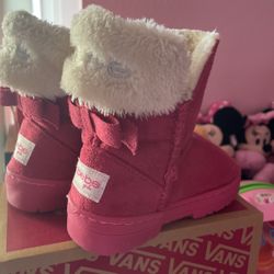 Pink Bebe Boots 