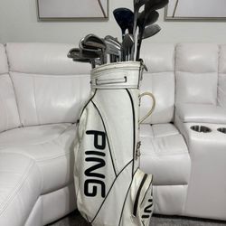 Mega Golf Club Set — PING Bag — Wilson, Tommy Armour, Ram, Spalding — 32 Clubs