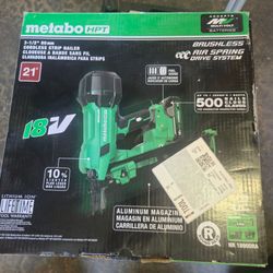 Metabo HPT Multi-Volt 3-1/2-in 21 Degree Cordless Roundhead Framing Nailer #144785
