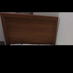 Twin Headboard, Twin Mattress Set And Bed Rails