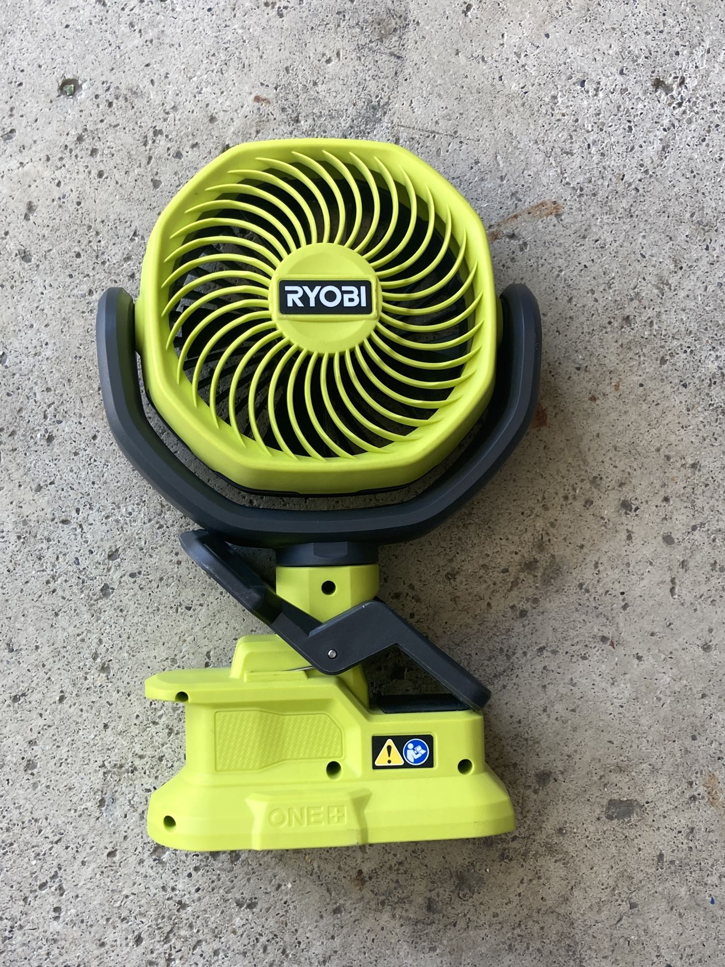 Small Ryobi Clip on Fan (tool only)