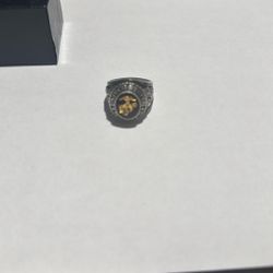 USMC Sterling Silver Ring / Tun Tavern - Iwo Jina