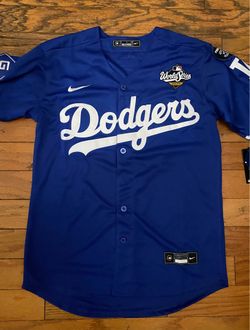 Blue Los Angeles dodgers blank Nike World Series jersey