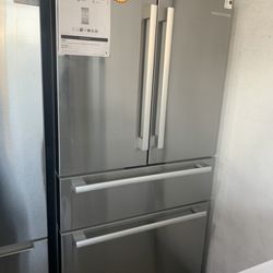 4 French Door Refrigerator Counter Depth Stainless Steel- Best Deal! Or Make Us An Offer!
