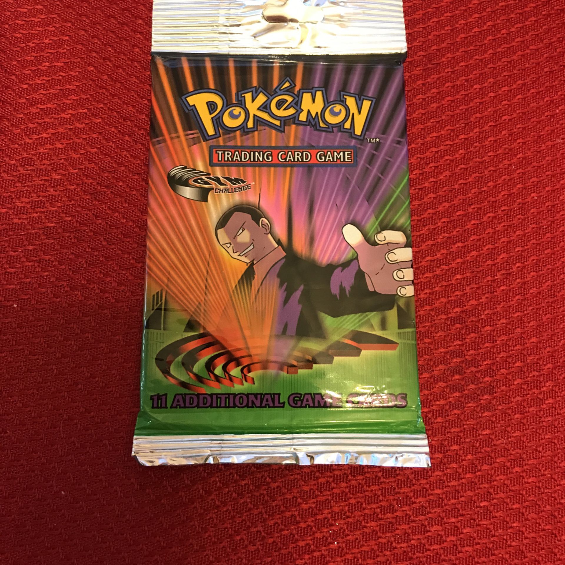 Pokemon Giovanni ImPONE“Gym ChalleNew” Peg-Edition Long Packs Unlimited Edition BSPOKEMON GIOVANNI  (Wizards Of The Coast Collection Series) “Rare-