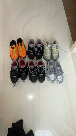 LOT OF BOYS SHOES!PRICE IS FOR ALL 6 Pairs  