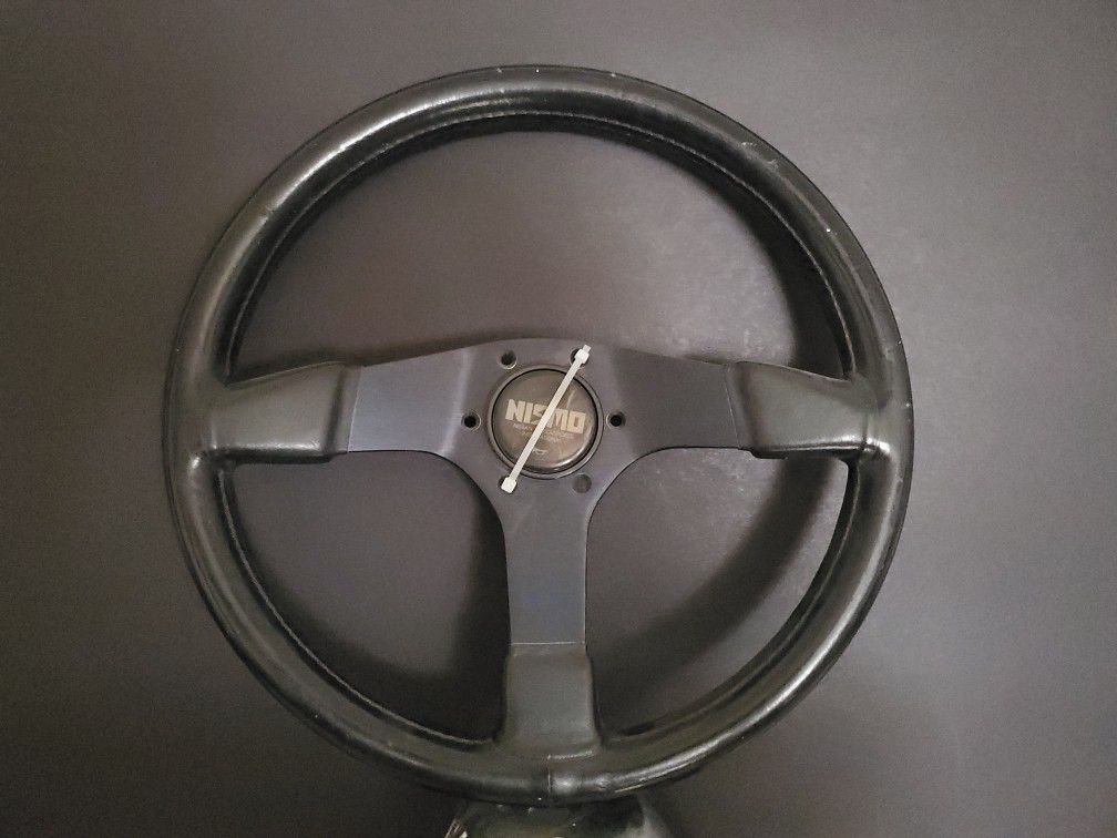 Nismo Steering Wheel With Horn Button.