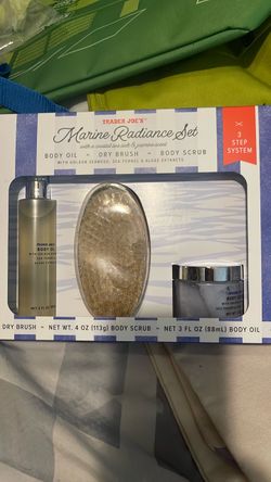 Trader Joe’s body oil kit