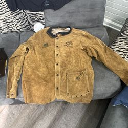 Split Cowhide Welding Jacket