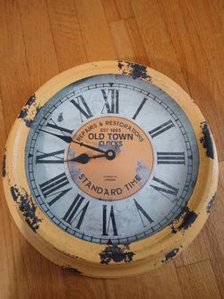 Distressed Rustic Clock
